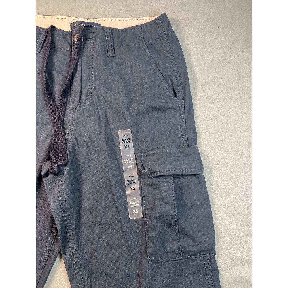 Aéropostale Men's Navy Blue Jogger Pants XS Drawstring Cotton Casual Wear - Picture 4 of 10